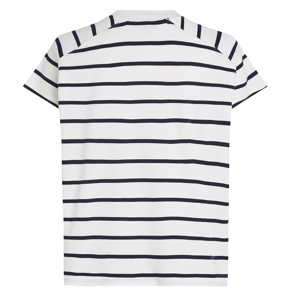 TOMMY HILFIGER</br>Γυναικείο T-shirt Εκρού/Μπλε Relaxed Modern Cody Cap Sleeve WW0WW44544-0BF Tommy Hilfiger TOMMY HILFIGER</br>Γυναικείο T-shirt Εκρού/Μπλε Relaxed Modern Cody Cap Sleeve WW0WW44544-0BF Tommy Hilfiger