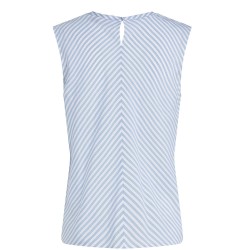 Γυναικεία Μπλούζα Λευκό/Γαλάζιο Regular WW0WW44554-OFF Tommy Hilfiger