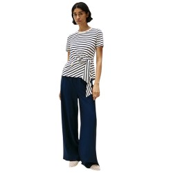 Γυναικεία Μπλούζα Εκρού/Μπλε Knot Boat-nk Ss Tee  WW0WW44559-0FC Tommy Hilfiger