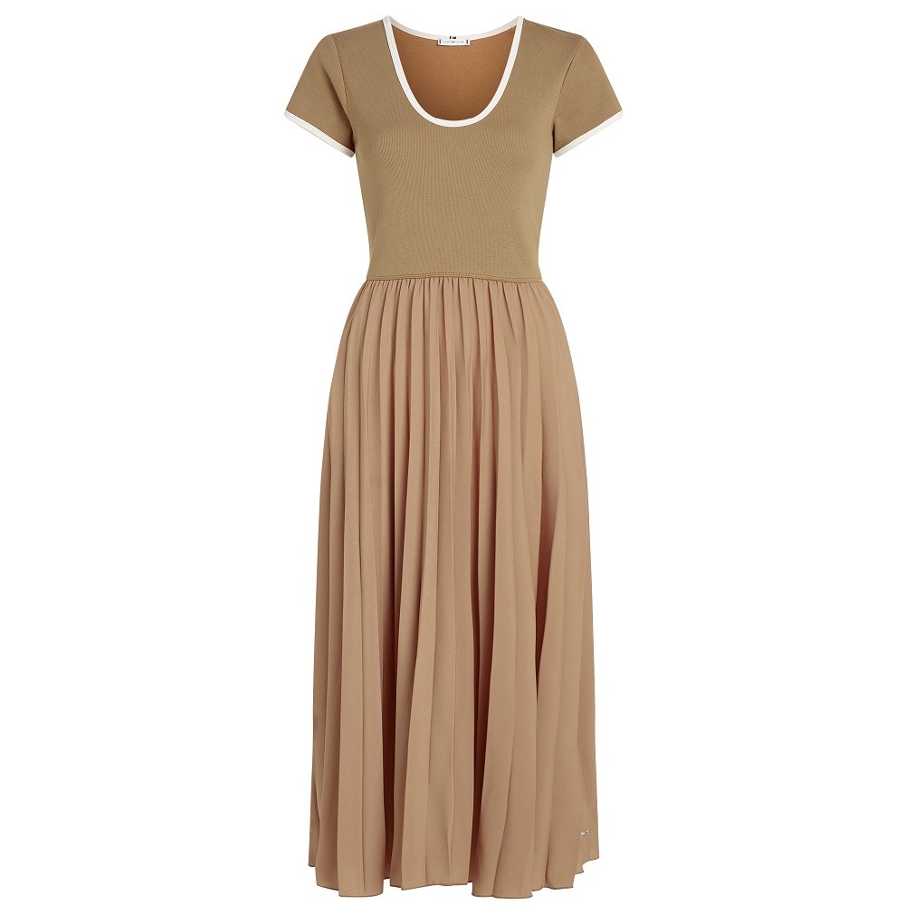 TOMMY HILFIGER</br>Γυναικείο Φόρεμα Κάμελ WW0WW44618-GWA Tommy Hilfiger TOMMY HILFIGER</br>Γυναικείο Φόρεμα Κάμελ WW0WW44618-GWA Tommy Hilfiger