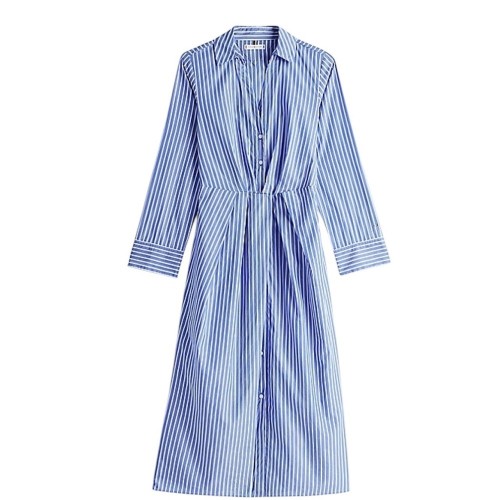 Tommy Hilfiger WW0WW44670-0YA Γυναικείο Φόρεμα Γαλάζιο Relaxed