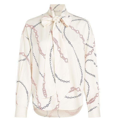 Γυναικείο Πουκάμισο Εκρού Fluid Viscose Bow Ls Blouse WW0WW44684-01V Tommy Hilfiger Γυναικείο Πουκάμισο Εκρού Fluid Viscose Bow Ls Blouse WW0WW44684-01V Tommy Hilfiger