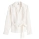 TOMMY HILFIGER</br>Γυναικεία Μπλούζα Εκρού Textured Linen Wrap WW0WW44697-Z00 Tommy Hilfiger TOMMY HILFIGER</br>Γυναικεία Μπλούζα Εκρού Textured Linen Wrap WW0WW44697-Z00 Tommy Hilfiger
