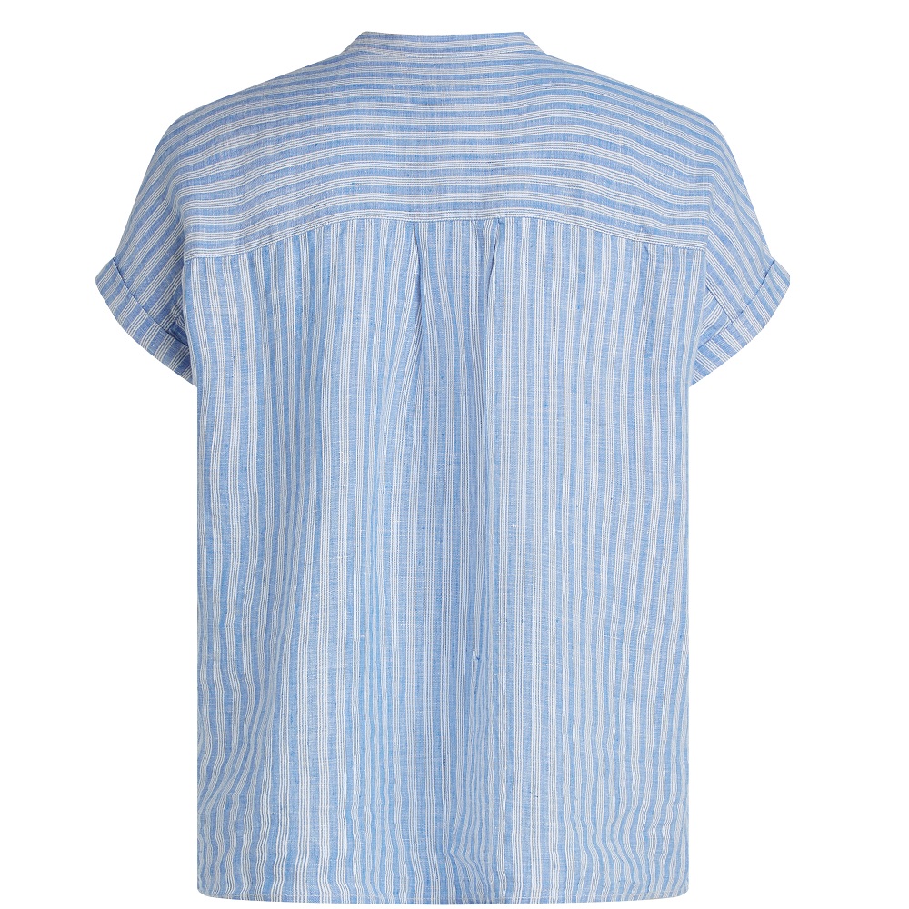 TOMMY HILFIGER</br>Γυναικείο Πουκάμισο Γαλάζιο Relaxed Fit Short Sleeve Linen Blouse WW0WW44715-0ΒΒ Tommy Hilfiger TOMMY HILFIGER</br>Γυναικείο Πουκάμισο Γαλάζιο Relaxed Fit Short Sleeve Linen Blouse WW0WW44715-0ΒΒ Tommy Hilfiger