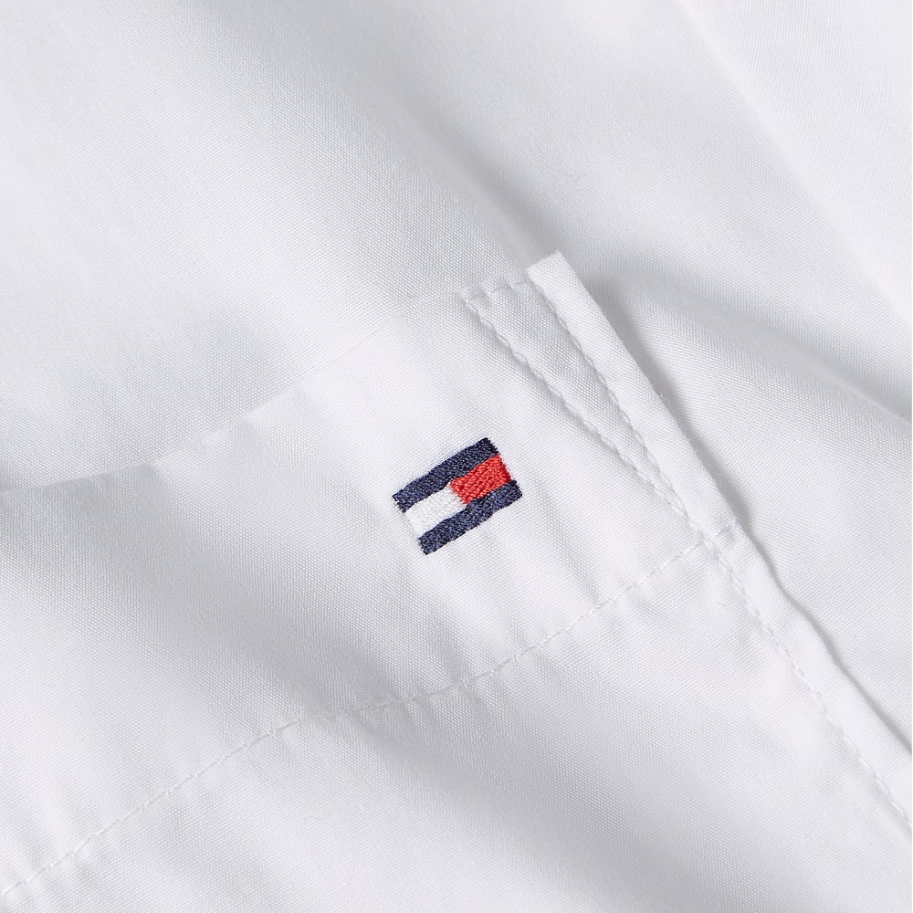 TOMMY HILFIGER</br>Γυναικείο Πουκάμισο Λευκό Poplin Boxy Short S/s Shirt WW0WW44717-YCF Tommy Hilfiger TOMMY HILFIGER</br>Γυναικείο Πουκάμισο Λευκό Poplin Boxy Short S/s Shirt WW0WW44717-YCF Tommy Hilfiger