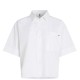 TOMMY HILFIGER</br>Γυναικείο Πουκάμισο Λευκό Poplin Boxy Short S/s Shirt WW0WW44717-YCF Tommy Hilfiger TOMMY HILFIGER</br>Γυναικείο Πουκάμισο Λευκό Poplin Boxy Short S/s Shirt WW0WW44717-YCF Tommy Hilfiger