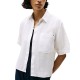 TOMMY HILFIGER</br>Γυναικείο Πουκάμισο Λευκό Relaxed Fit Short Sleeve Linen Shirt WW0WW44720-YCF Tommy Hilfiger TOMMY HILFIGER</br>Γυναικείο Πουκάμισο Λευκό Relaxed Fit Short Sleeve Linen Shirt WW0WW44720-YCF Tommy Hilfiger