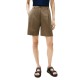 TOMMY HILFIGER</br>Γυναικεία Βερμούδα Καφέ Light Co Pleated Short WW0WW44764-GW9 Tommy Hilfiger TOMMY HILFIGER</br>Γυναικεία Βερμούδα Καφέ Light Co Pleated Short WW0WW44764-GW9 Tommy Hilfiger