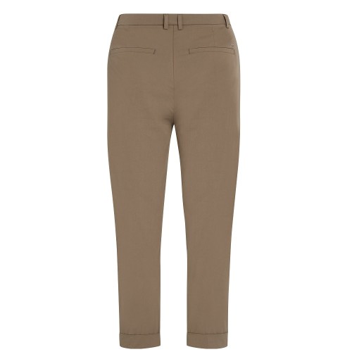 Γυναικείο Παντελόνι Καφέ Light Co Slim Chino WW0WW44785-GW9 Tommy Hilfiger