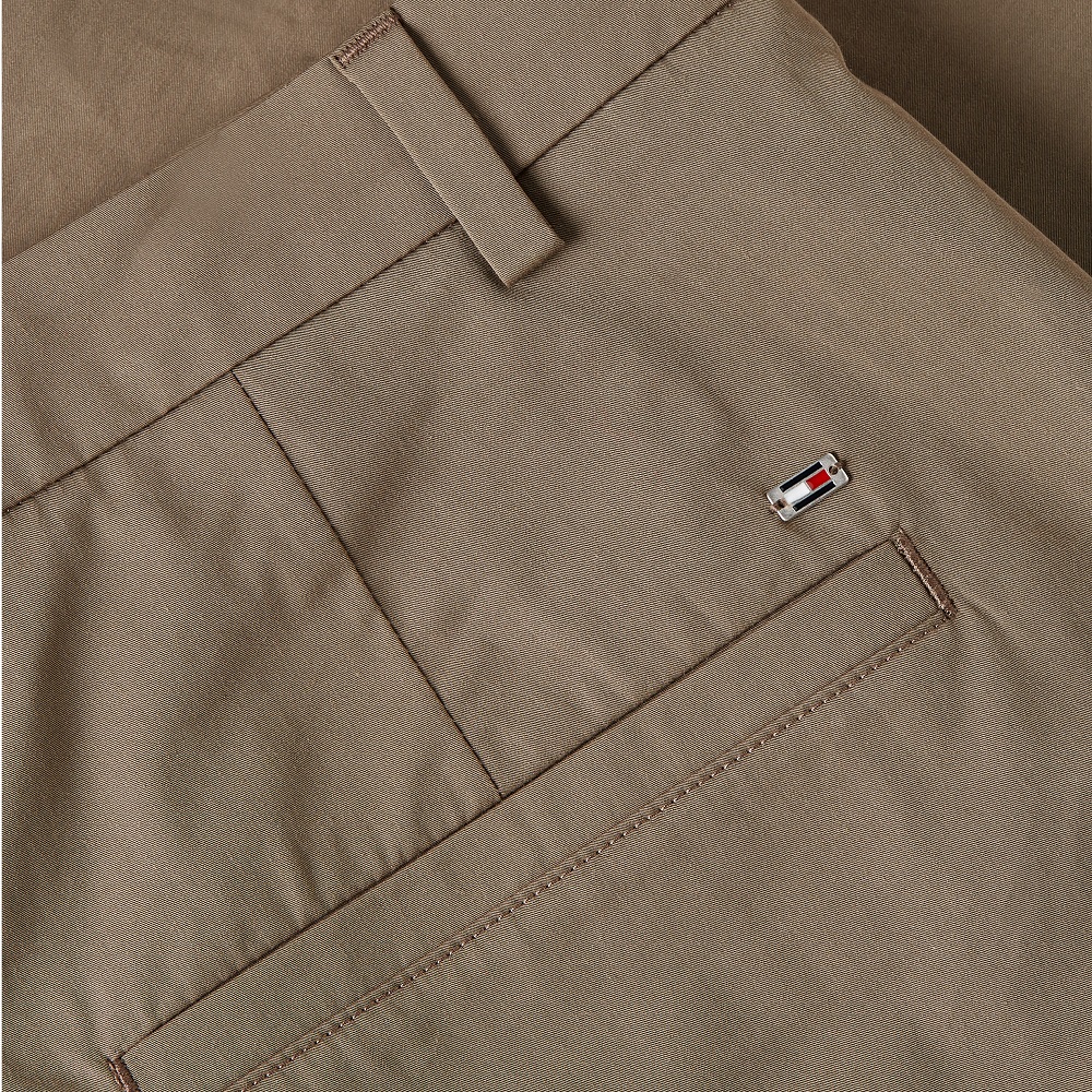 TOMMY HILFIGER</br>Γυναικείο Παντελόνι Καφέ Light Co Slim Chino WW0WW44785-GW9 Tommy Hilfiger TOMMY HILFIGER</br>Γυναικείο Παντελόνι Καφέ Light Co Slim Chino WW0WW44785-GW9 Tommy Hilfiger