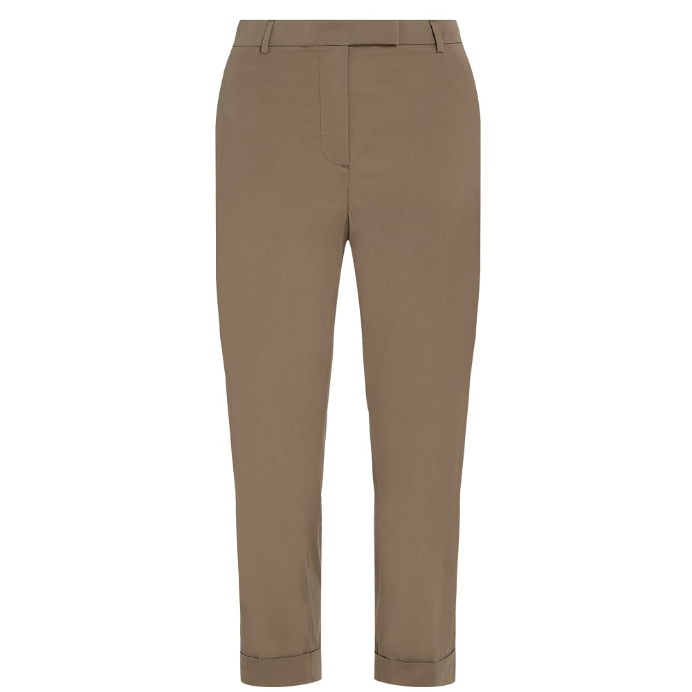 TOMMY HILFIGER</br>Γυναικείο Παντελόνι Καφέ Light Co Slim Chino WW0WW44785-GW9 Tommy Hilfiger TOMMY HILFIGER</br>Γυναικείο Παντελόνι Καφέ Light Co Slim Chino WW0WW44785-GW9 Tommy Hilfiger