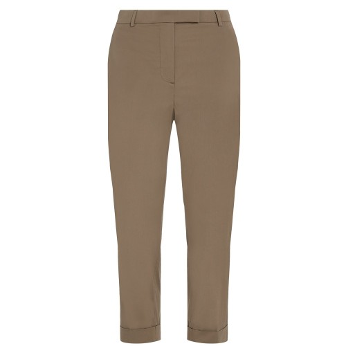 Γυναικείο Παντελόνι Καφέ Light Co Slim Chino WW0WW44785-GW9 Tommy Hilfiger