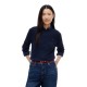 TOMMY HILFIGER</br>Tommy Hilfiger Co Cable C-nk Ls Sweater WW0WW44993-C1G Γυναικείο Πουλόβερ Μπλε