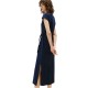 TOMMY HILFIGER</br>Γυναικείο Φόρεμα Μπλε Knot Boat-nk Midi Ss WW0WW45159-C1G Tommy Hilfiger TOMMY HILFIGER</br>Γυναικείο Φόρεμα Μπλε Knot Boat-nk Midi Ss WW0WW45159-C1G Tommy Hilfiger