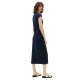 TOMMY HILFIGER</br>Γυναικείο Φόρεμα Μπλε Knot Boat-nk Midi Ss WW0WW45159-C1G Tommy Hilfiger TOMMY HILFIGER</br>Γυναικείο Φόρεμα Μπλε Knot Boat-nk Midi Ss WW0WW45159-C1G Tommy Hilfiger