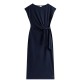 TOMMY HILFIGER</br>Γυναικείο Φόρεμα Μπλε Knot Boat-nk Midi Ss WW0WW45159-C1G Tommy Hilfiger TOMMY HILFIGER</br>Γυναικείο Φόρεμα Μπλε Knot Boat-nk Midi Ss WW0WW45159-C1G Tommy Hilfiger