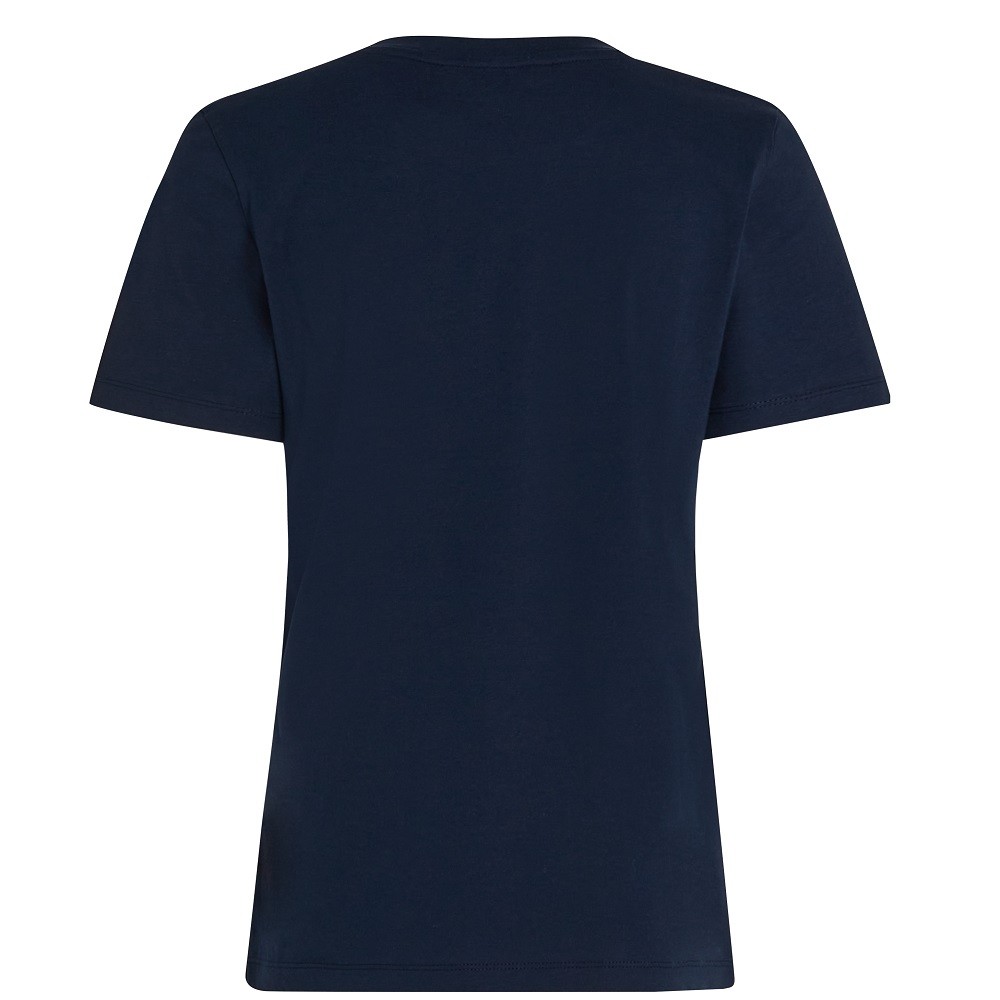 TOMMY HILFIGER</br>Γυναικείο T-shirt Μπλε Regular WW0WW45428-C1G Tommy Hilfiger TOMMY HILFIGER</br>Γυναικείο T-shirt Μπλε Regular WW0WW45428-C1G Tommy Hilfiger