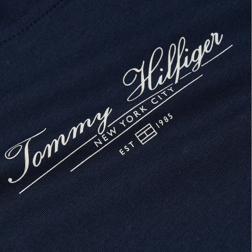 Γυναικείο T-shirt Μπλε Regular WW0WW45428-C1G Tommy Hilfiger