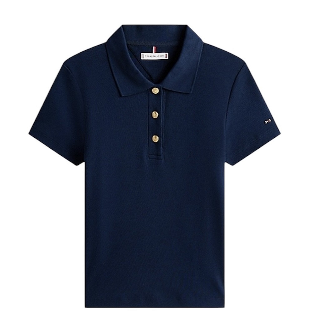 TOMMY HILFIGER</br>Γυναικεία Μπλούζα Πόλο Μπλε WW0WW45436-C1G Tommy Hilfiger TOMMY HILFIGER</br>Γυναικεία Μπλούζα Πόλο Μπλε WW0WW45436-C1G Tommy Hilfiger