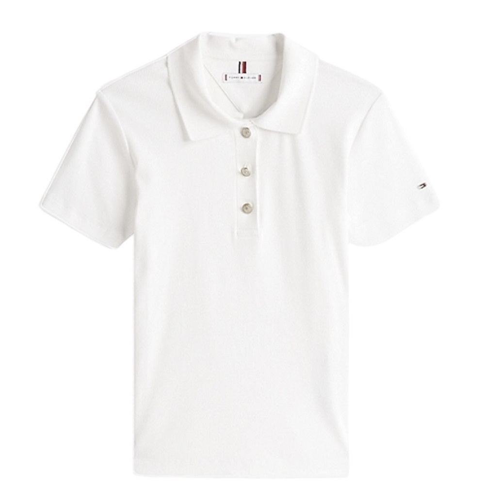 TOMMY HILFIGER</br>Γυναικεία Μπλούζα Πόλο Εκρού WW0WW45436-YBL Tommy Hilfiger TOMMY HILFIGER</br>Γυναικεία Μπλούζα Πόλο Εκρού WW0WW45436-YBL Tommy Hilfiger