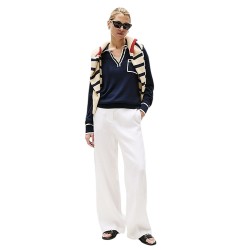 Γυναικείο Πουλόβερ Πόλο Μπλε WW0WW45483-C1G Tommy Hilfiger