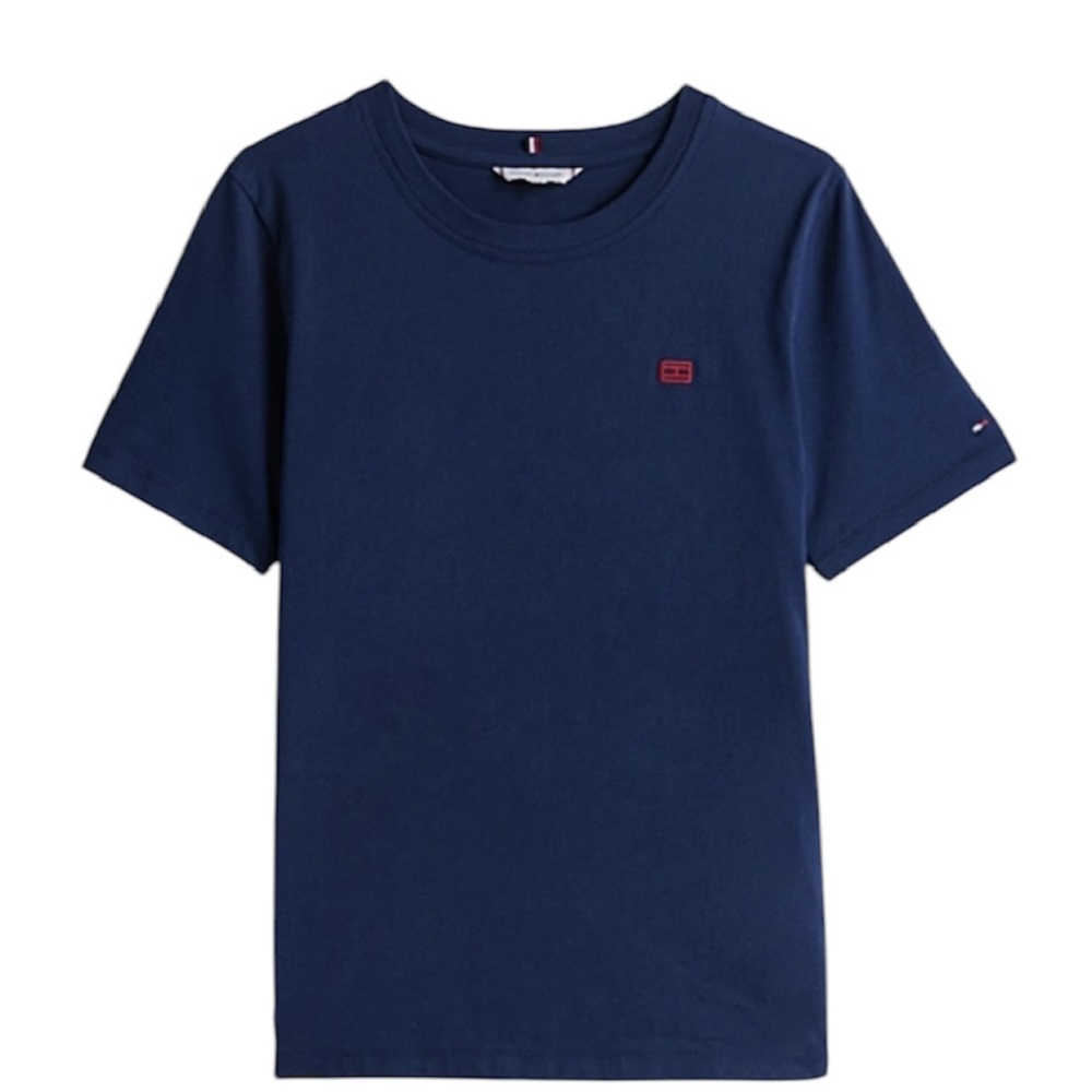 TOMMY HILFIGER</br>Γυναικείο T-shirt Μπλε Reg Contrast Flag Ss Tee WW0WW45522-C1G Tommy Hilfiger TOMMY HILFIGER</br>Γυναικείο T-shirt Μπλε Reg Contrast Flag Ss Tee WW0WW45522-C1G Tommy Hilfiger