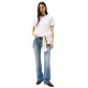 TOMMY HILFIGER</br>Γυναικείο T-shirt Λευκό Reg Contrast Flag Ss Tee WW0WW45522-YCF Tommy Hilfiger TOMMY HILFIGER</br>Γυναικείο T-shirt Λευκό Reg Contrast Flag Ss Tee WW0WW45522-YCF Tommy Hilfiger