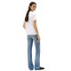 TOMMY HILFIGER</br>Γυναικείο T-shirt Λευκό Reg Contrast Flag Ss Tee WW0WW45522-YCF Tommy Hilfiger TOMMY HILFIGER</br>Γυναικείο T-shirt Λευκό Reg Contrast Flag Ss Tee WW0WW45522-YCF Tommy Hilfiger