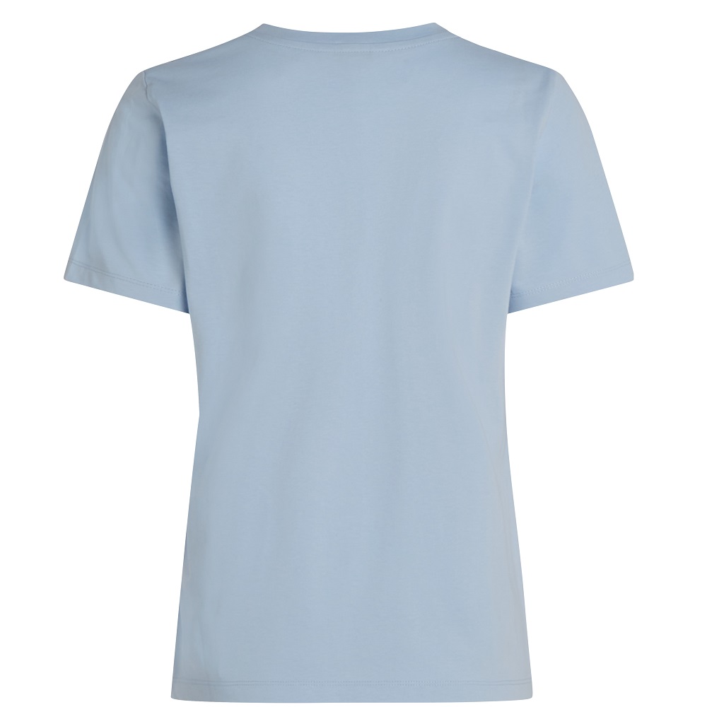 TOMMY HILFIGER</br>Γυναικείο T-shirt Σιέλ Reg Contrast Flag Ss Tee WW0WW45522-C10 Tommy Hilfiger TOMMY HILFIGER</br>Γυναικείο T-shirt Σιέλ Reg Contrast Flag Ss Tee WW0WW45522-C10 Tommy Hilfiger