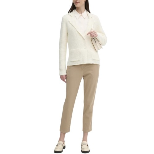 Γυναικείο Παντελόνι Μπεζ Co Stretch Gmd Slim Chino WW0WW45920-AEG Tommy Hilfiger