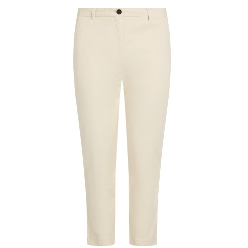 Γυναικείο Παντελόνι Εκρού Co Stretch Gmd Slim Chino WW0WW45920-Z00 Tommy Hilfiger