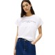 TOMMY HILFIGER</br>Γυναικείο T-shirt Λευκό Modern Cap Sleeve Logo Tee WW0WW46113-YCF Tommy Hilfiger TOMMY HILFIGER</br>Γυναικείο T-shirt Λευκό Modern Cap Sleeve Logo Tee WW0WW46113-YCF Tommy Hilfiger