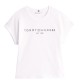 TOMMY HILFIGER</br>Γυναικείο T-shirt Λευκό Modern Cap Sleeve Logo Tee WW0WW46113-YCF Tommy Hilfiger TOMMY HILFIGER</br>Γυναικείο T-shirt Λευκό Modern Cap Sleeve Logo Tee WW0WW46113-YCF Tommy Hilfiger