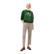 TOMMY HILFIGER</br>Tommy Hilfiger WW0WW46128-LZP Γυναικείο Φούτερ Πράσινο Varsity Crest Fleece Sweatshirt