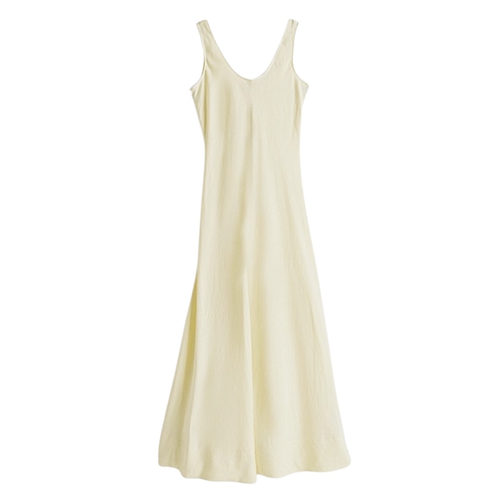TOMMY HILFIGER</br>Γυναικείο Φόρεμα Κίτρινο Textured Linen Tank Maxi WW0WW46171-ΖΗ0 Tommy Hilfiger TOMMY HILFIGER</br>Γυναικείο Φόρεμα Κίτρινο Textured Linen Tank Maxi WW0WW46171-ΖΗ0 Tommy Hilfiger