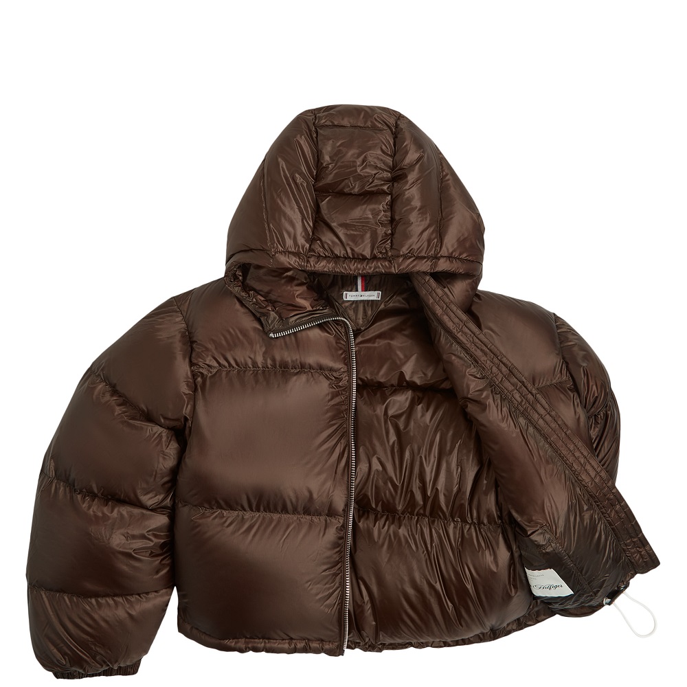 TOMMY HILFIGER</br>Tommy Hilfiger WW0WW48541-GOP Γυναικείο Αδιάβροχο Μπουφάν Καφέ Super Light Hw Down Relaxed TOMMY HILFIGER</br>Tommy Hilfiger WW0WW48541-GOP Γυναικείο Αδιάβροχο Μπουφάν Καφέ Super Light Hw Down Relaxed