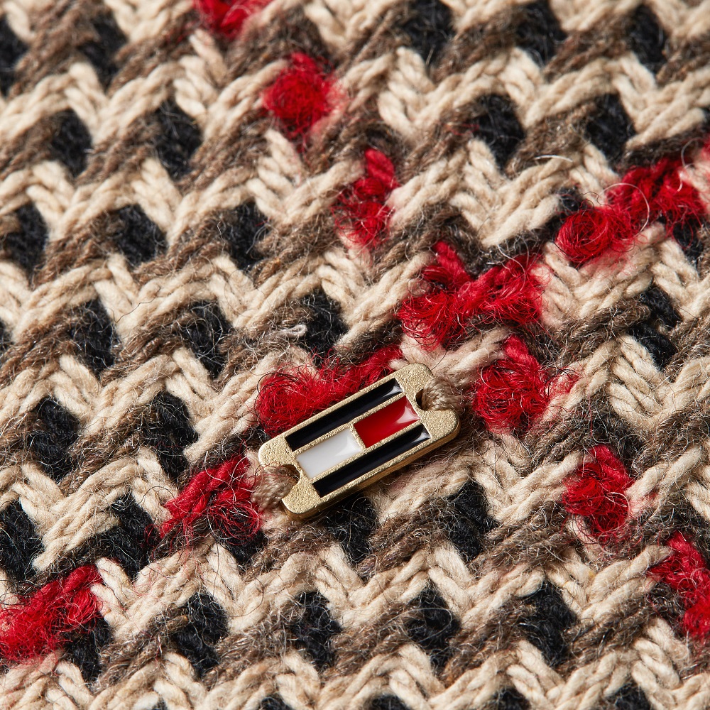 TOMMY HILFIGER</br>Tommy Hilfiger WW0WW46656-0OG Γυναικείο Σακάκι Κόκκινο/Γκρι Regular Fit Tweed Single Breasted TOMMY HILFIGER</br>Tommy Hilfiger WW0WW46656-0OG Γυναικείο Σακάκι Κόκκινο/Γκρι Regular Fit Tweed Single Breasted