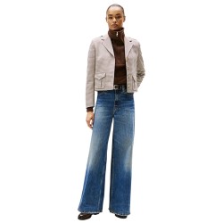 Γυναικείο Παντελόνι Τζιν Dnm Kris 70's WideLeg Hw WW0WW46731-1A5 Tommy Hilfiger