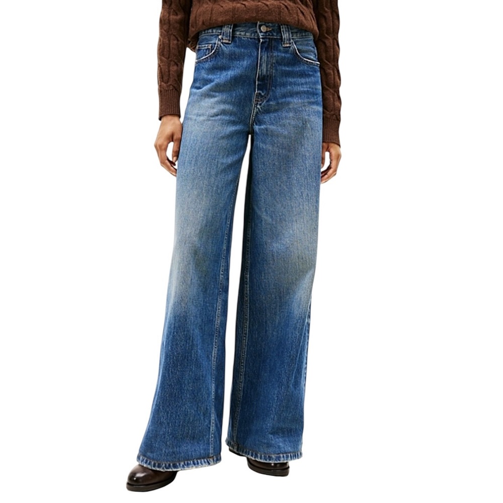 TOMMY HILFIGER</br>Γυναικείο Παντελόνι Τζιν Dnm Kris 70's WideLeg Hw WW0WW46731-1A5 Tommy Hilfiger TOMMY HILFIGER</br>Γυναικείο Παντελόνι Τζιν Dnm Kris 70's WideLeg Hw WW0WW46731-1A5 Tommy Hilfiger