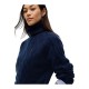 TOMMY HILFIGER</br>Tommy Hilfiger Soft Wool Cable Roll-Nk Ls Swt WW0WW46791-C1G Γυναικείο Πουλόβερ Μπλε TOMMY HILFIGER</br>Tommy Hilfiger Soft Wool Cable Roll-Nk Ls Swt WW0WW46791-C1G Γυναικείο Πουλόβερ Μπλε
