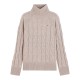 TOMMY HILFIGER</br>Tommy Hilfiger Soft Wool Cable Roll-Nk Ls Swt WW0WW46791-HH0 Γυναικείο Πουλόβερ Μπεζ TOMMY HILFIGER</br>Tommy Hilfiger Soft Wool Cable Roll-Nk Ls Swt WW0WW46791-HH0 Γυναικείο Πουλόβερ Μπεζ