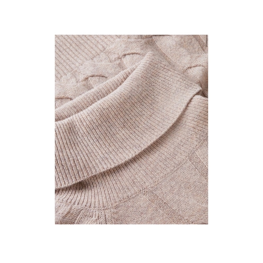 TOMMY HILFIGER</br>Tommy Hilfiger Soft Wool Cable Roll-Nk Ls Swt WW0WW46791-HH0 Γυναικείο Πουλόβερ Μπεζ TOMMY HILFIGER</br>Tommy Hilfiger Soft Wool Cable Roll-Nk Ls Swt WW0WW46791-HH0 Γυναικείο Πουλόβερ Μπεζ