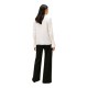 TOMMY HILFIGER</br>Tommy Hilfiger WW0WW46846-YA8 Γυναικεία Μπλούζα Εκρού Sateen Ruffle Tie Neck Shirt TOMMY HILFIGER</br>Tommy Hilfiger WW0WW46846-YA8 Γυναικεία Μπλούζα Εκρού Sateen Ruffle Tie Neck Shirt