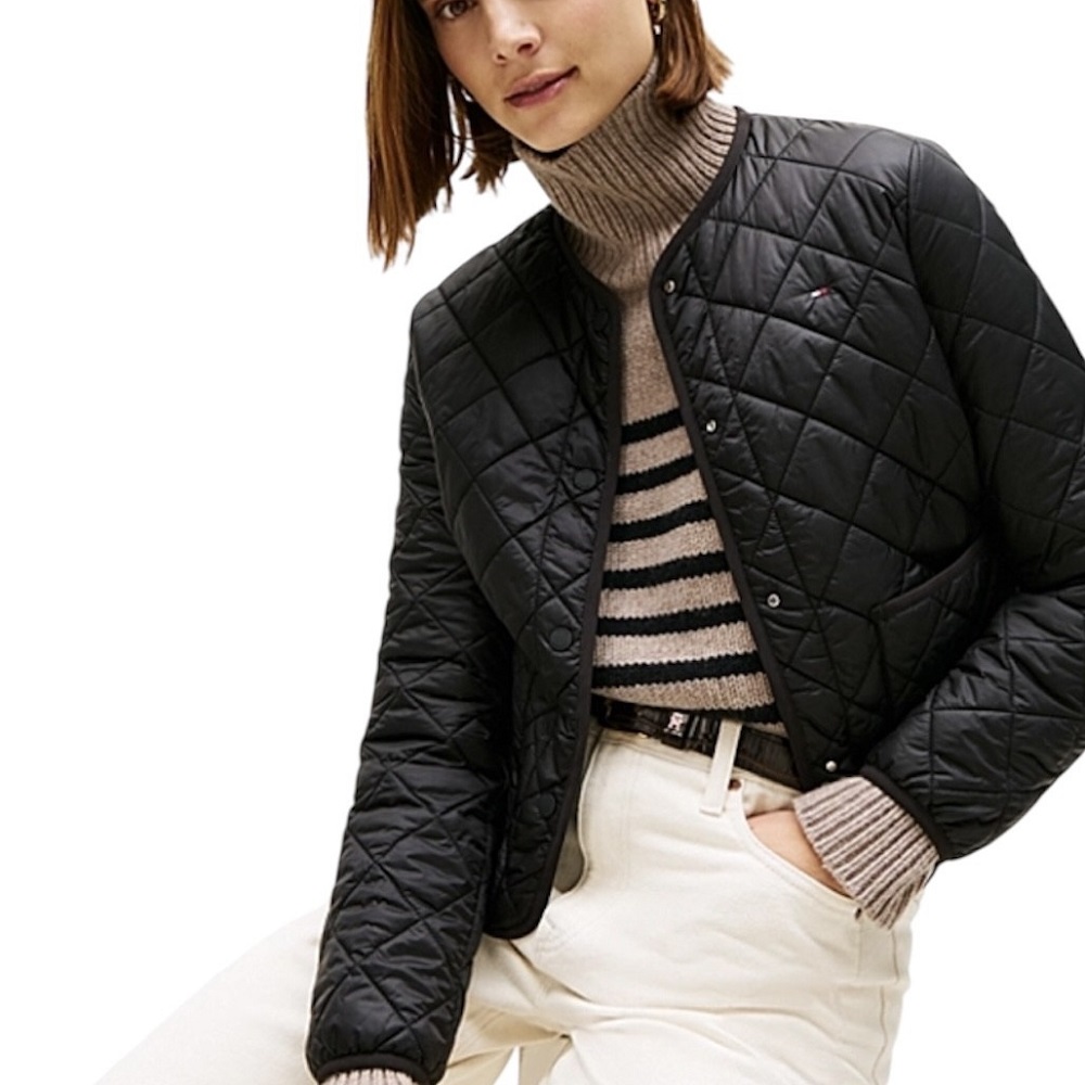 TOMMY HILFIGER</br>Γυναικείο Αδιάβροχο Καπιτονέ Τζάκετ Μαύρο WW0WW47290-BDS Tommy Hilfiger TOMMY HILFIGER</br>Γυναικείο Αδιάβροχο Καπιτονέ Τζάκετ Μαύρο WW0WW47290-BDS Tommy Hilfiger