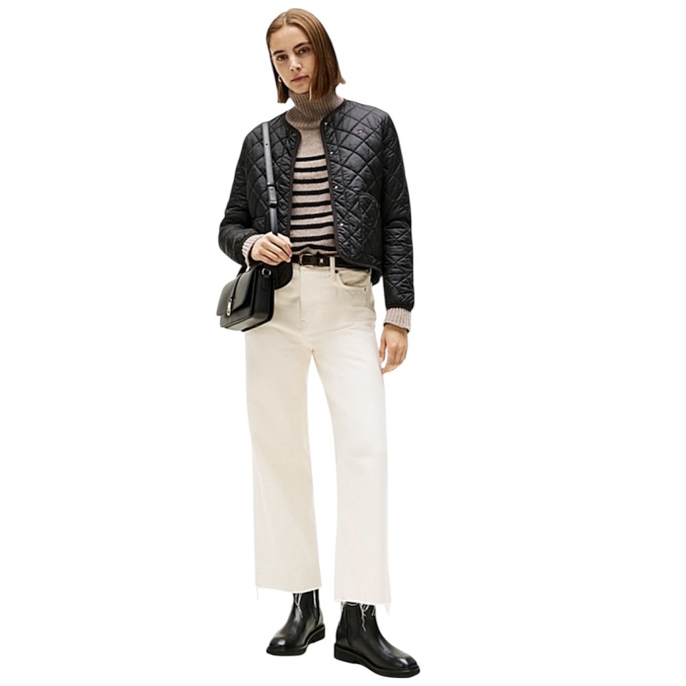TOMMY HILFIGER</br>Γυναικείο Αδιάβροχο Καπιτονέ Τζάκετ Μαύρο WW0WW47290-BDS Tommy Hilfiger TOMMY HILFIGER</br>Γυναικείο Αδιάβροχο Καπιτονέ Τζάκετ Μαύρο WW0WW47290-BDS Tommy Hilfiger
