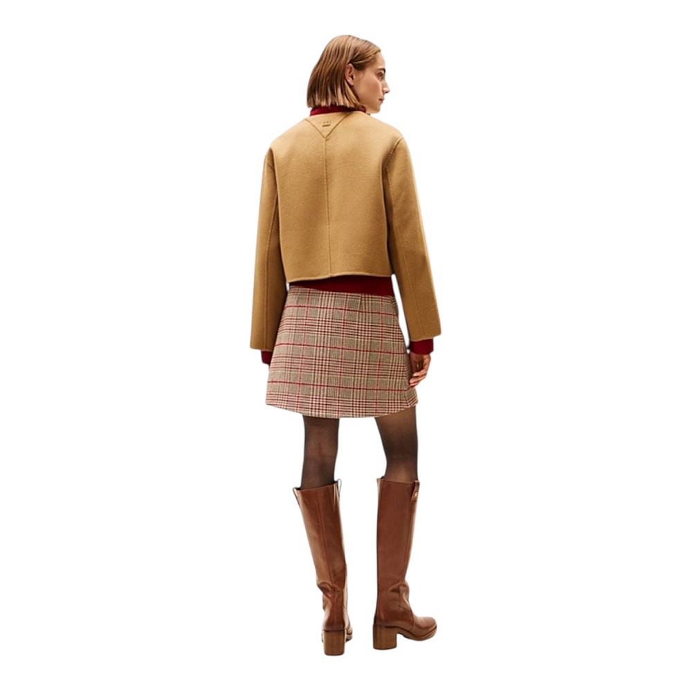 TOMMY HILFIGER</br>Tommy Hilfiger WW0WW47446-GWJ Γυναικείο Τζάκετ Κάμελ Double-Faced Wool Reg Belted TOMMY HILFIGER</br>Tommy Hilfiger WW0WW47446-GWJ Γυναικείο Τζάκετ Κάμελ Double-Faced Wool Reg Belted