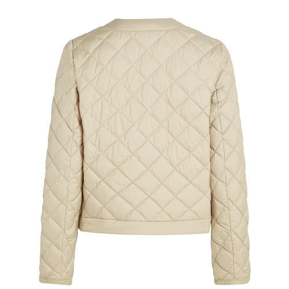 TOMMY HILFIGER</br>Tommy Hilfiger WW0WW47449-RBV Γυναικείο Καπιτονέ Μπουφάν Μπεζ G/Button Quilted Reg Lady Jacket