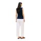 TOMMY HILFIGER</br>Tommy Hilfiger WW0WW47807-C1G Γυναικείο T-shirt Μπλε Slim 5x2 Rib Boat-Nk Tank TOMMY HILFIGER</br>Tommy Hilfiger WW0WW47807-C1G Γυναικείο T-shirt Μπλε Slim 5x2 Rib Boat-Nk Tank