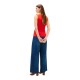 TOMMY HILFIGER</br>Tommy Hilfiger WW0WW47807-SNE Γυναικείο T-shirt Κόκκινο Slim 5x2 Rib Boat-Nk Tank