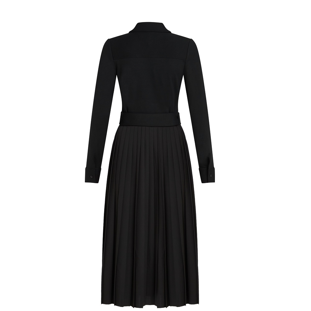 TOMMY HILFIGER</br>Tommy Hilfiger WW0WW48398-BDS Γυναικείο Φόρεμα Μαύρο Interlock Mix Media Polo TOMMY HILFIGER</br>Tommy Hilfiger WW0WW48398-BDS Γυναικείο Φόρεμα Μαύρο Interlock Mix Media Polo